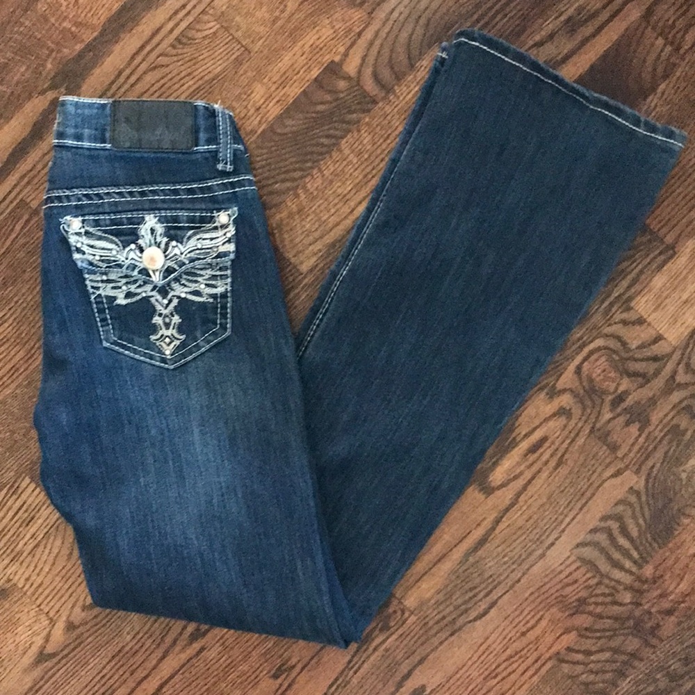 Soundgirl Low-Rise Bootcut Jeans